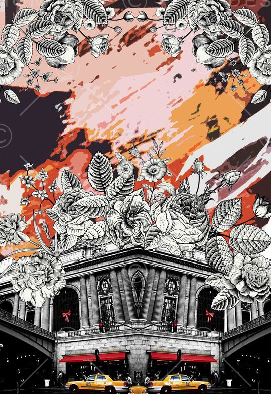 流行时尚印花华亿平台图片