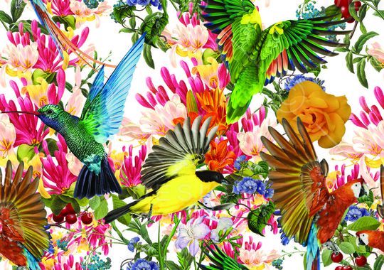 花丛印花华亿平台图片