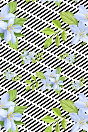 黑白条印花华亿平台图片