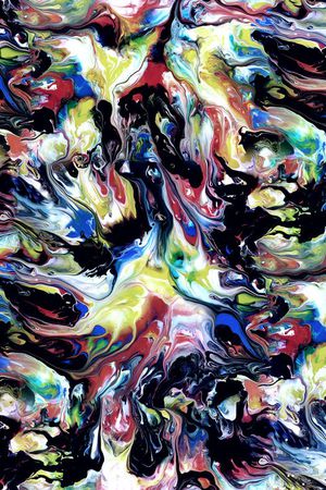 抽象印花华亿平台图片