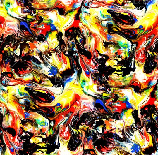 抽象印花华亿平台图片