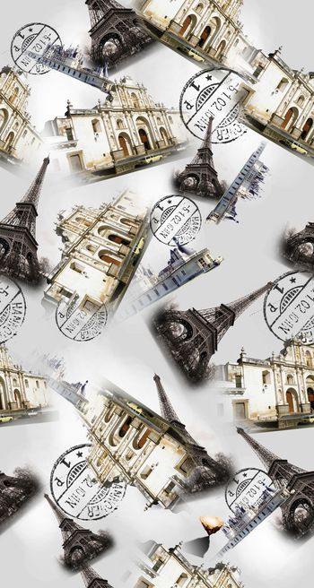 欧式复古印花华亿平台图片