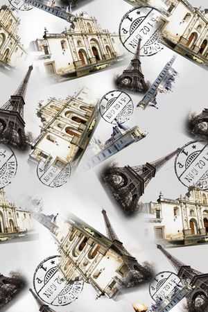 欧式复古印花华亿平台图片