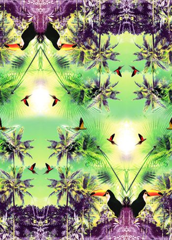 清新印花华亿平台图片