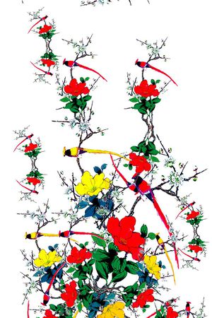 春去秋来印花华亿平台图片