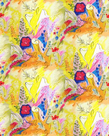 笔触印花华亿平台图片