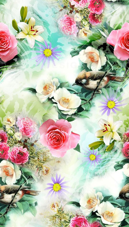 清新 时尚印花华亿平台图片