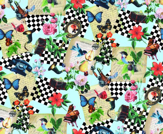 欧式宫廷风印花华亿平台图片