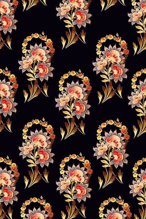 复古印花华亿平台图片