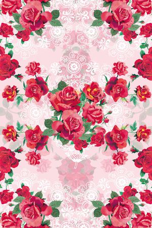 简约清新印花华亿平台图片