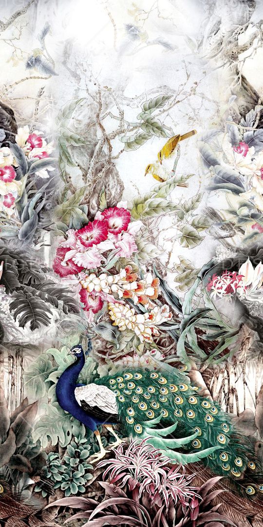 中国风印花华亿平台图片