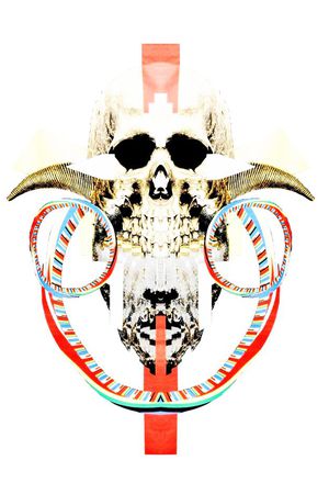 抽象印花华亿平台图片