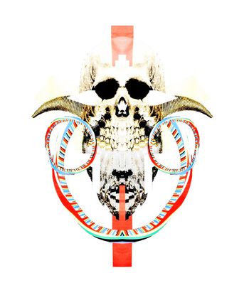 抽象印花华亿平台图片