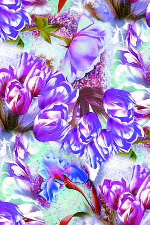 抽象印花华亿平台图片