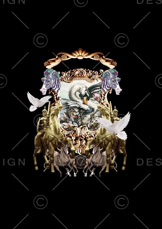 雕塑印花华亿平台图片