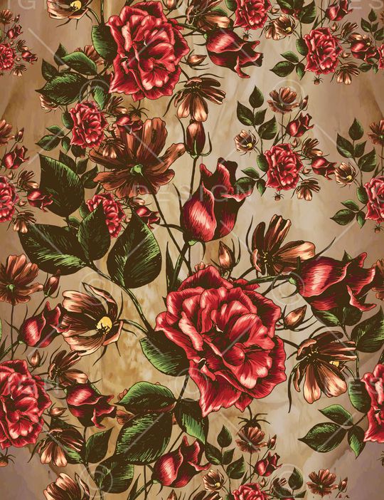 复古印花华亿平台图片