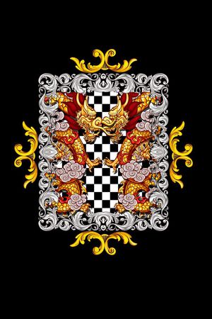 时尚大牌印花华亿平台图片