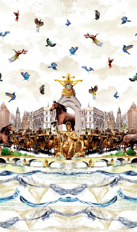 建筑印花华亿平台图片