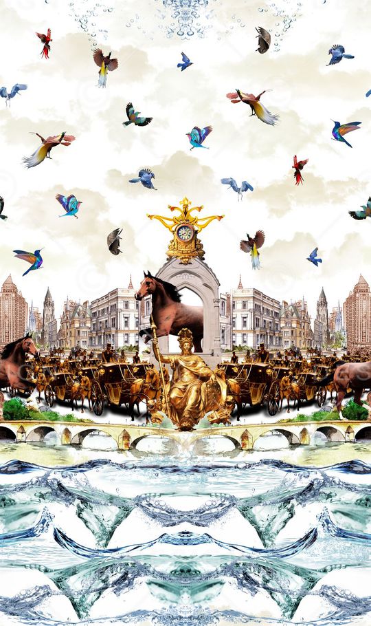 建筑印花华亿平台图片