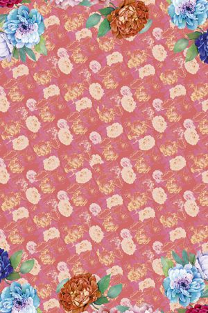 大理花印花华亿平台图片