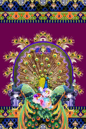 2016春夏印花华亿平台图片