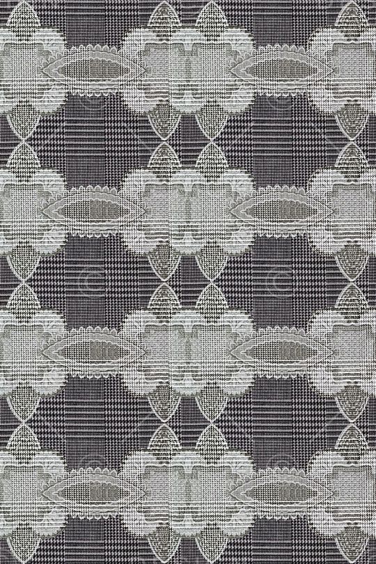 千鸟纹印花华亿平台图片