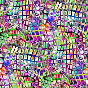 456986-凯撒的野心 网格波浪 井字格 抽象