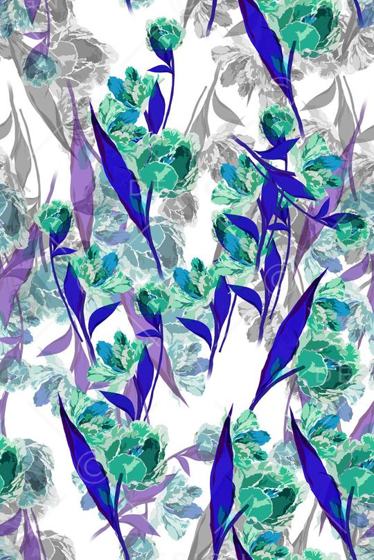 水墨印花华亿平台图片