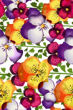 手绘印花华亿平台图片