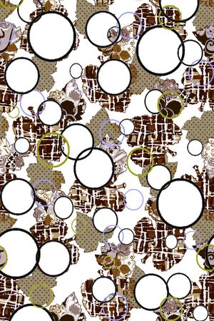 抽象印花华亿平台图片