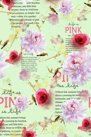 时尚清新印花华亿平台图片