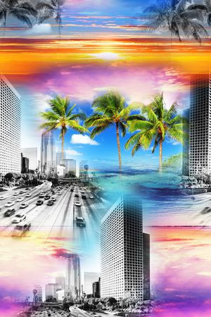 时尚绚丽印花华亿平台图片