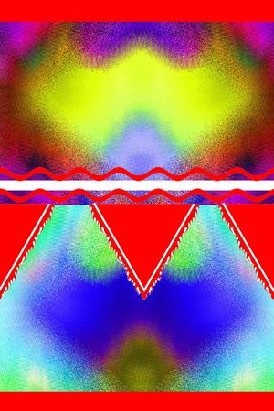 彩条印花华亿平台图片