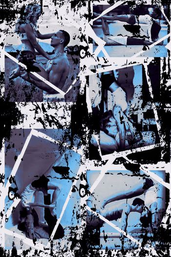 457273-潮流肌理浪漫情侣姿势生活照激吻组合