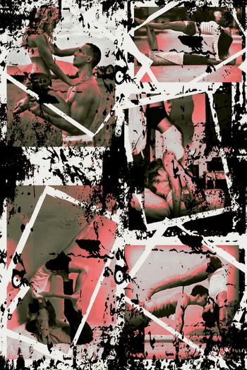 457274-潮流肌理浪漫情侣姿势生活照激吻组合