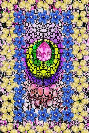 孔雀印花华亿平台图片