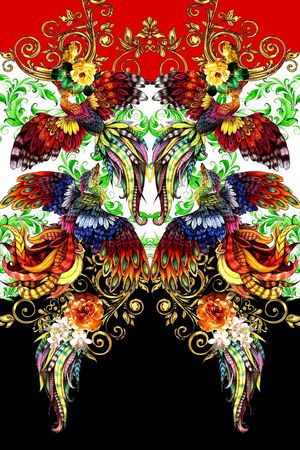 时尚印花华亿平台图片