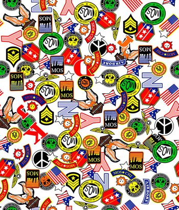 清新印花华亿平台图片