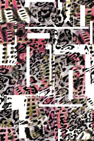 潮流时尚印花华亿平台图片