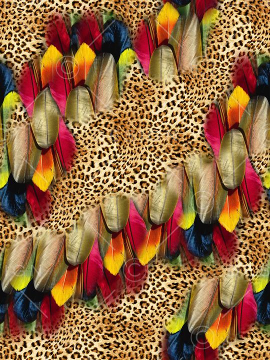 豹纹印花华亿平台图片