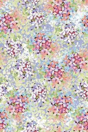 树叶印花华亿平台图片