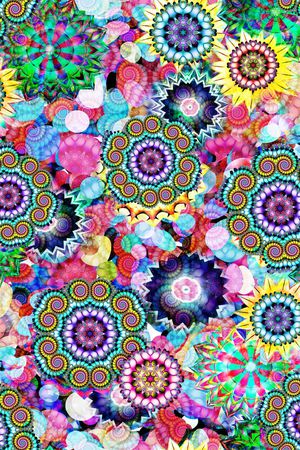 抽象印花华亿平台图片