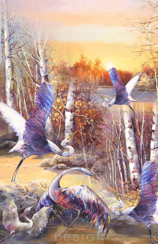 大牌风景印花华亿平台图片