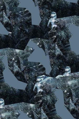 不规则印花华亿平台图片