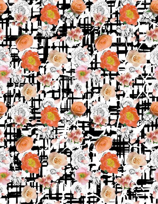 笔触印花华亿平台图片