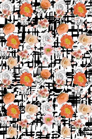 笔触印花华亿平台图片