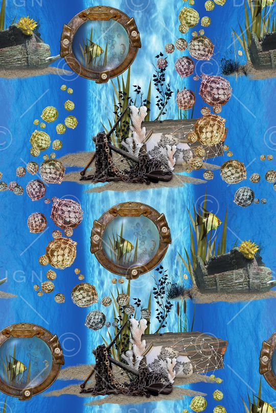 大海海洋印花华亿平台图片