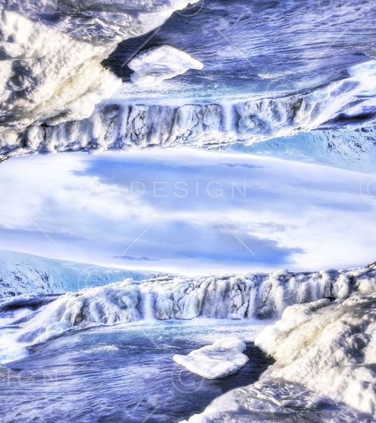 自然景观印花华亿平台图片