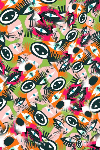 457620-趣味插画手绘眼睛