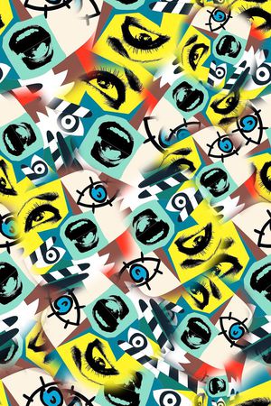 涂鸦印花华亿平台图片